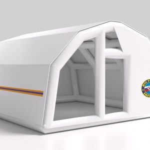 Надувная палатка МЧС — пневмокаркасный мобильный модуль