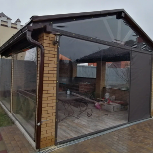 Мягкие окна на летнюю кухню